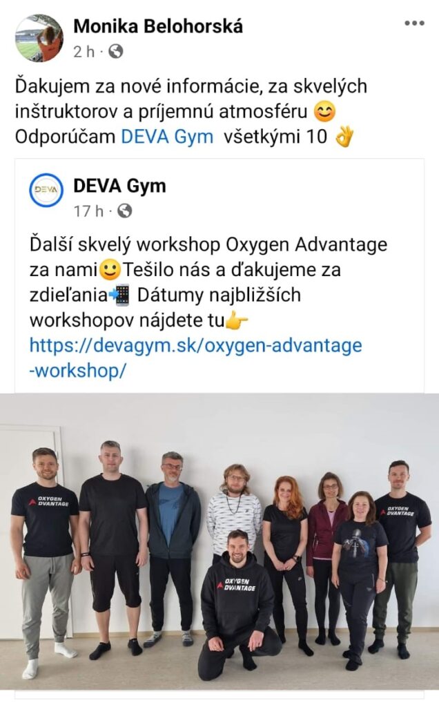 Oxygen Advantage Workshop | DEVA PHYSIO